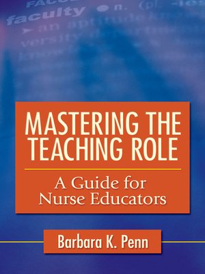 cover image of Mastering the Teaching Role